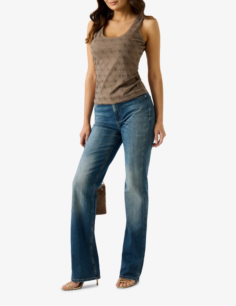 rinascente Guess 4g logo tank top