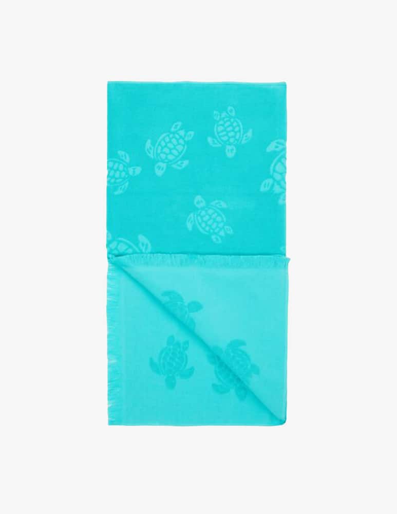 rinascente Vilebrequin Turtles jacquard beach towel