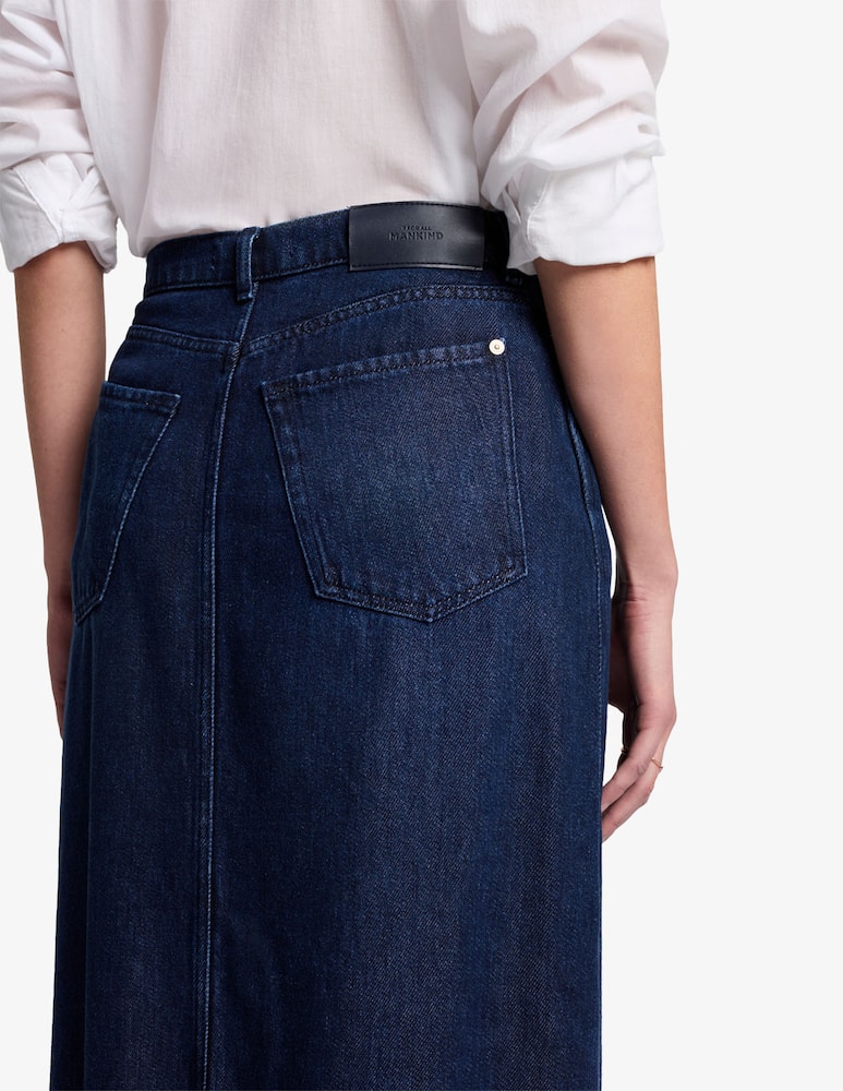 7 For All Mankind Denim midi skirt - picture 6 7 For All Mankind Denim midi skirt - picture 6