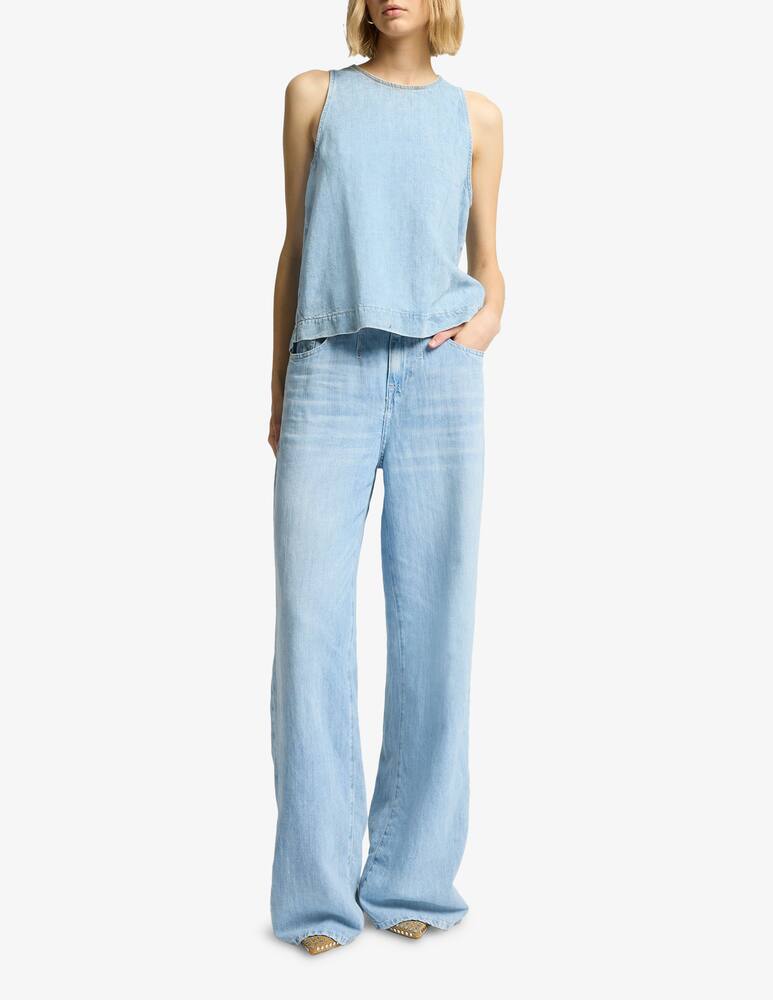 rinascente 7 For All Mankind Denim sleeveless top