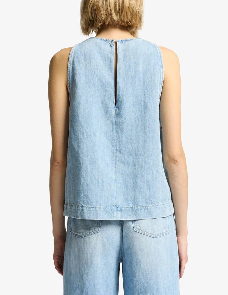 rinascente 7 For All Mankind Denim sleeveless top