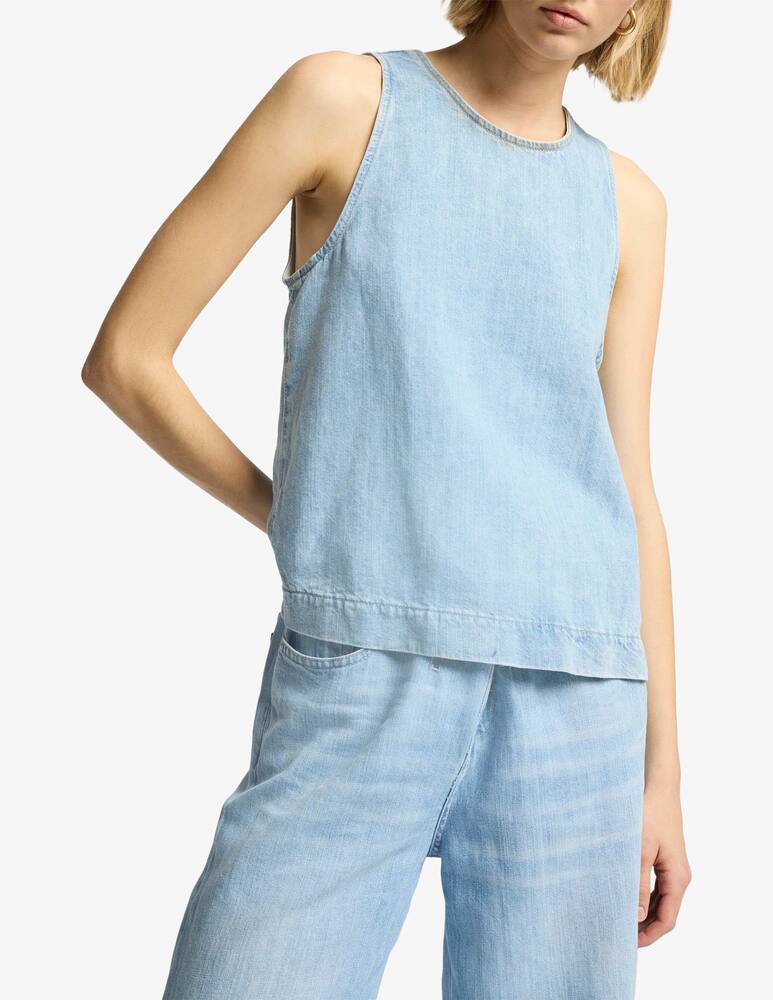 rinascente 7 For All Mankind Denim sleeveless top