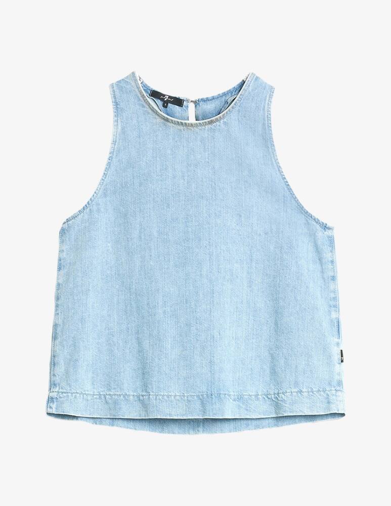 rinascente 7 For All Mankind Denim sleeveless top