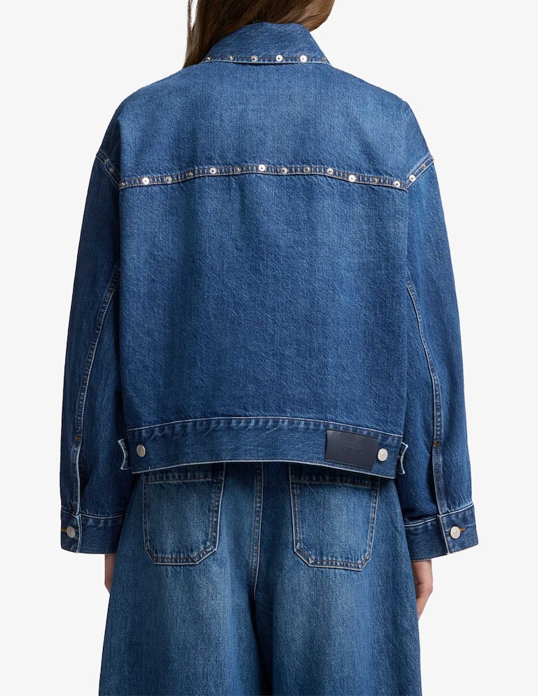 7 For All Mankind Giacca cropped jeans - immagine 3 7 For All Mankind Giacca cropped jeans - immagine 3