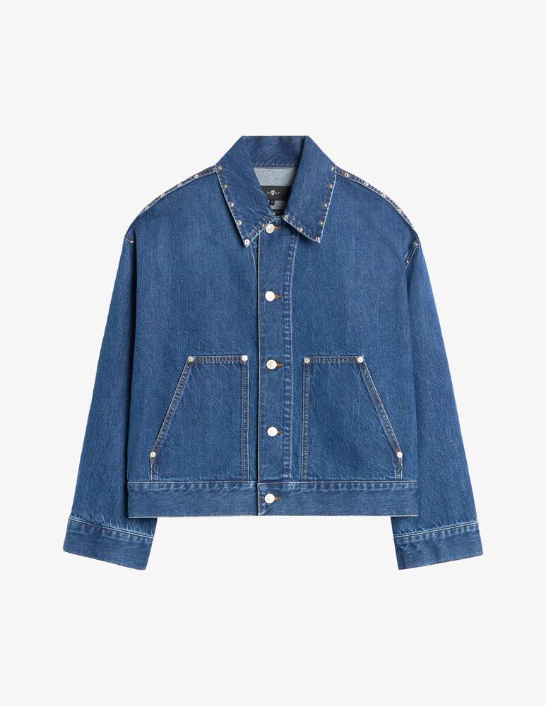 rinascente 7 For All Mankind Cropped denim jacket