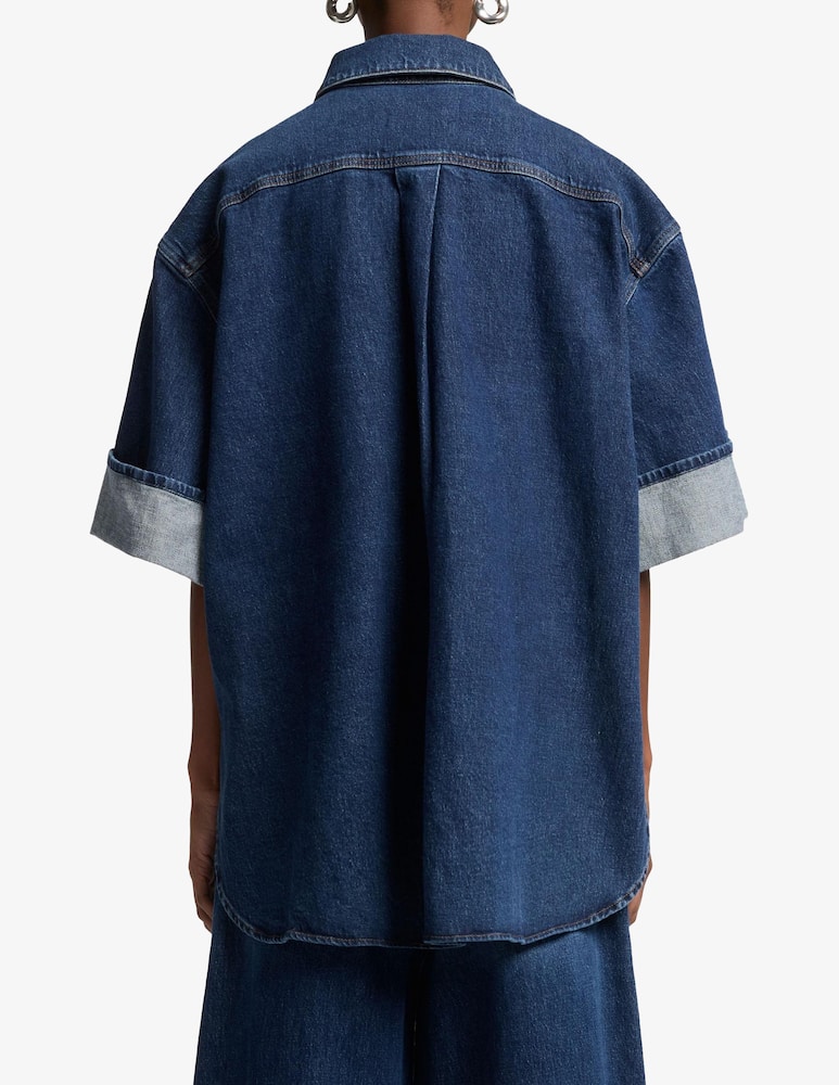 rinascente 7 For All Mankind Nina denim overshirt