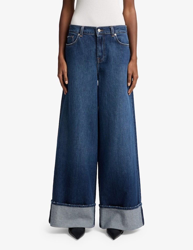 rinascente 7 For All Mankind Marie wide leg jeans