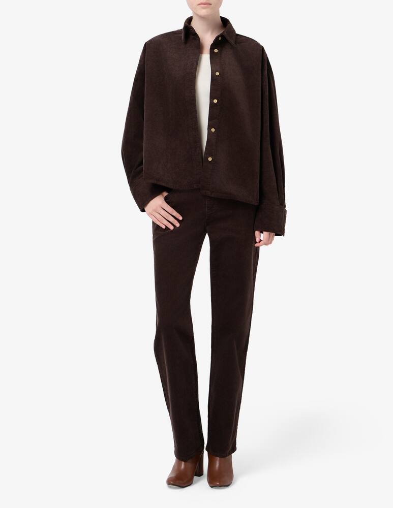 rinascente 7 For All Mankind Calie straight cord trousers