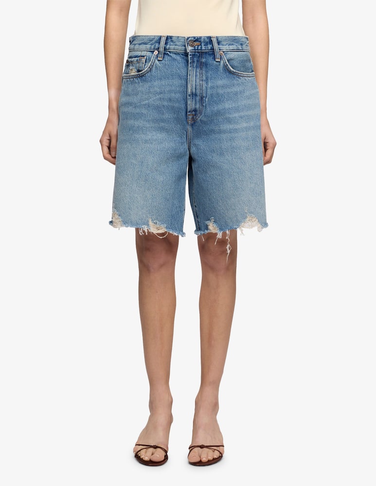 rinascente 7 For All Mankind Lola denim shorts