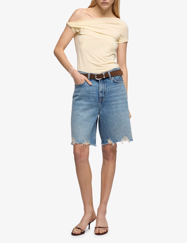 rinascente 7 For All Mankind Lola denim shorts