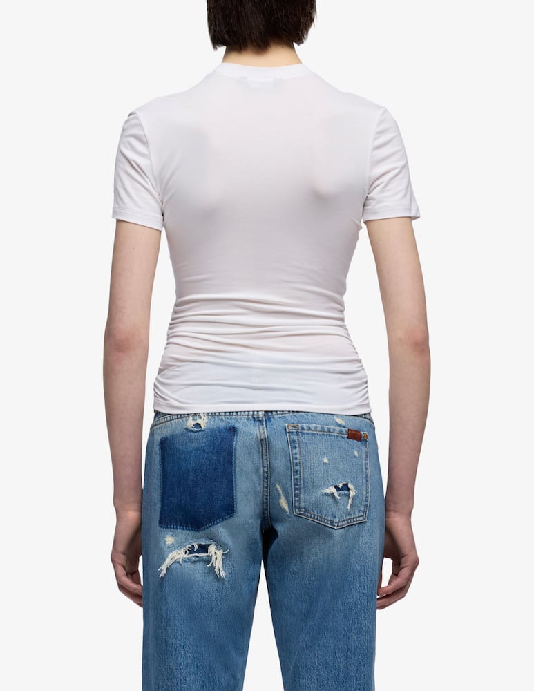 rinascente 7 For All Mankind T-shirt aderente con nodo