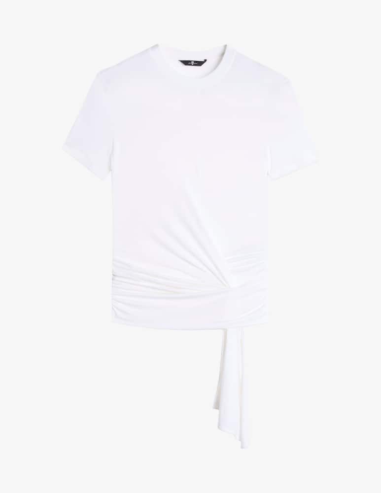 rinascente 7 For All Mankind T-shirt aderente con nodo