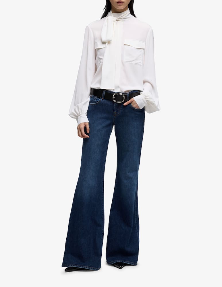 rinascente 7 For All Mankind Jeans flare a vita bassa