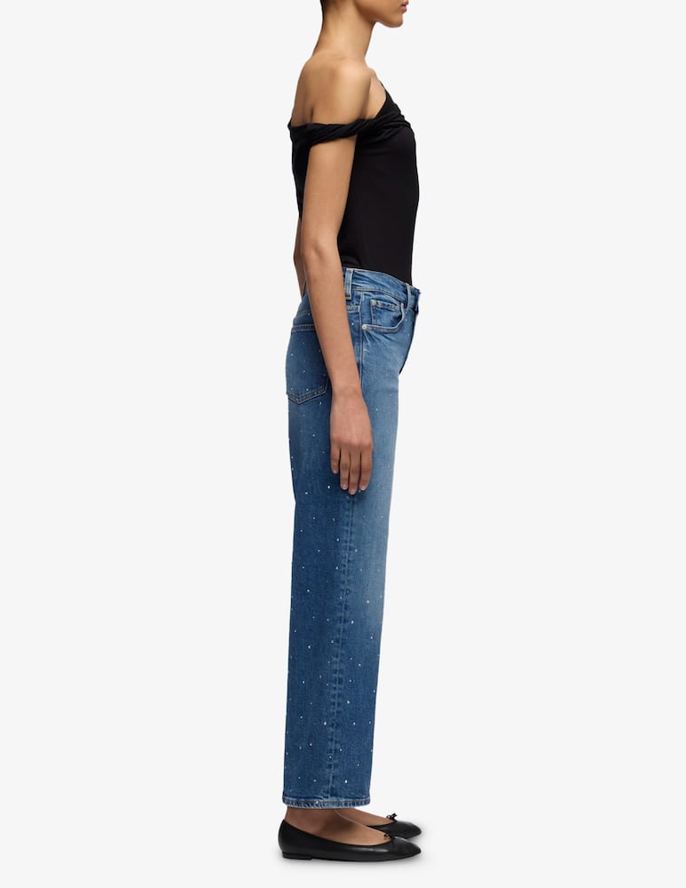 7 For All Mankind Jeans dritti alla caviglia strass - immagine 5 7 For All Mankind Jeans dritti alla caviglia strass - immagine 5