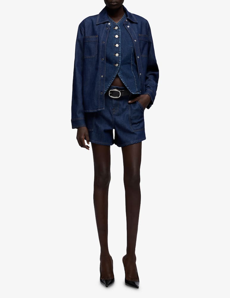 7 For All Mankind Gilet in jeans Lady - immagine 2 7 For All Mankind Gilet in jeans Lady - immagine 2