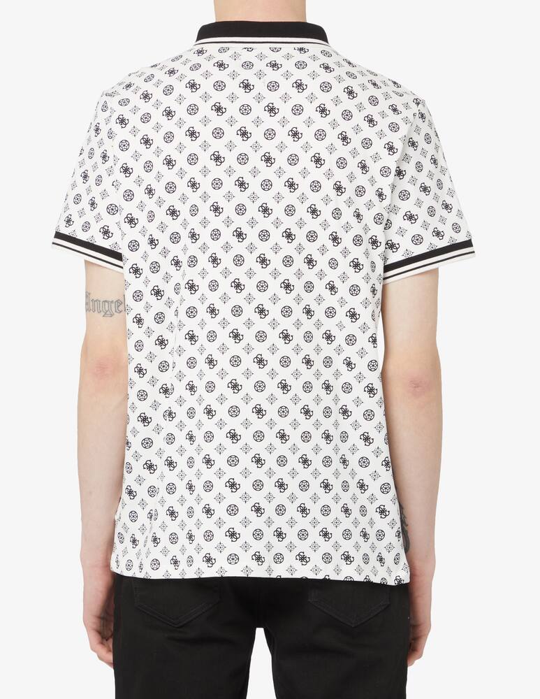 rinascente Guess Polo olympic pique peony