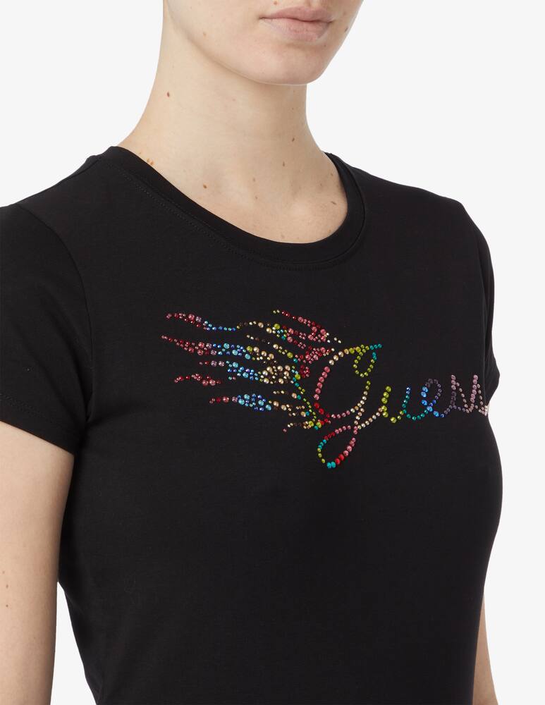 rinascente Guess T-shirt with logo - Black