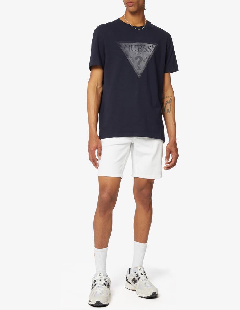 rinascente Guess Shiny gel triangle t-shirt
