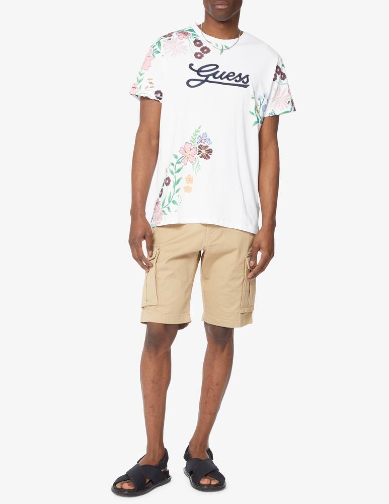 rinascente Guess Maglietta flower script 