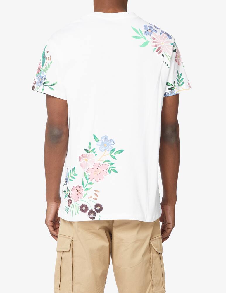 rinascente Guess Maglietta flower script 