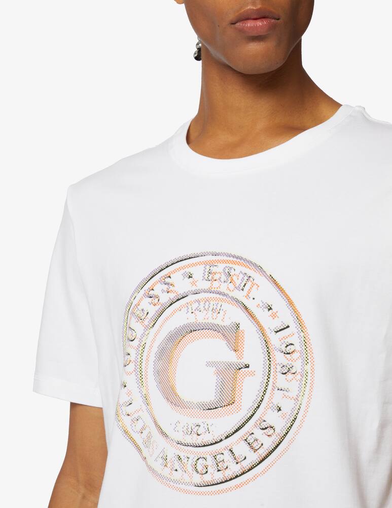 rinascente Guess Round logo t-shirt 