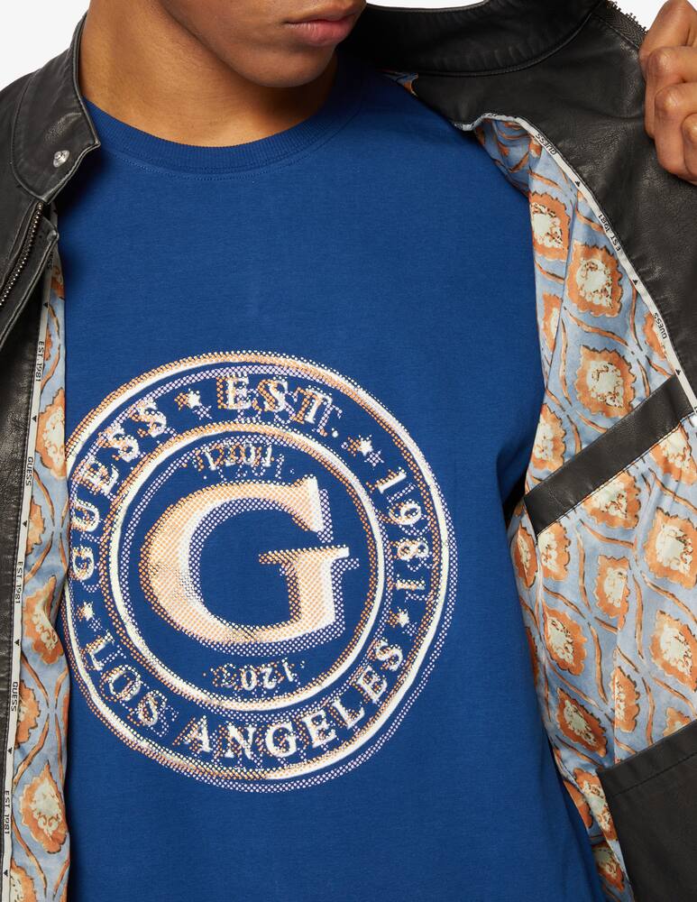 rinascente Guess Giacca biker in pelle sintetica 