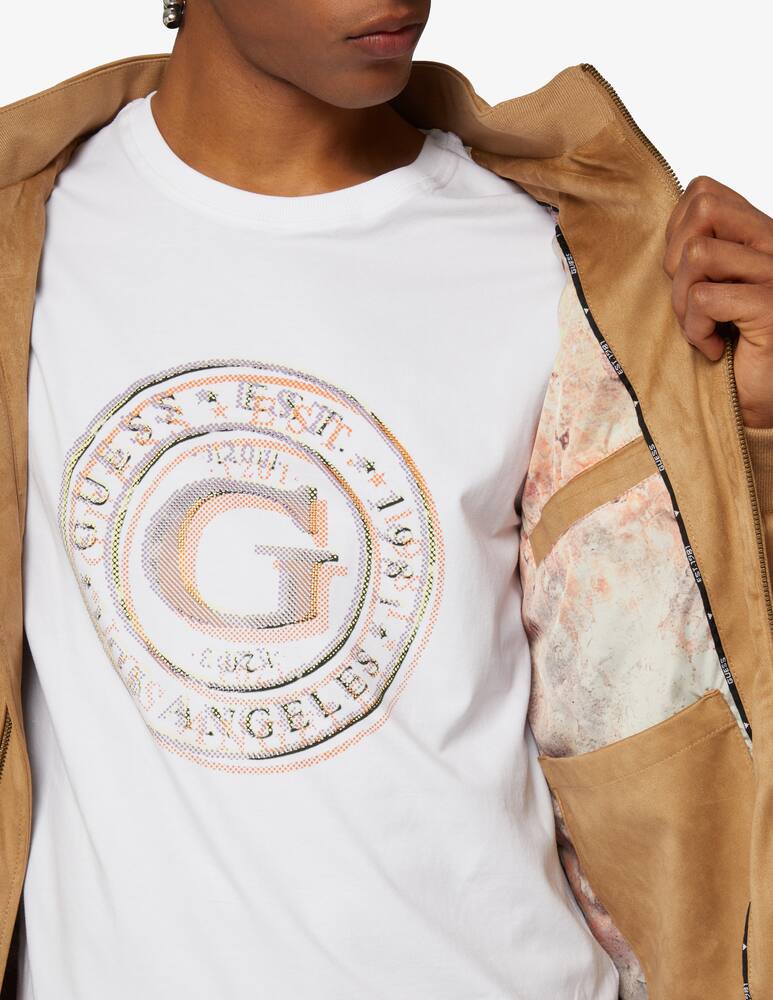 rinascente Guess Faux suede bomber jacket 