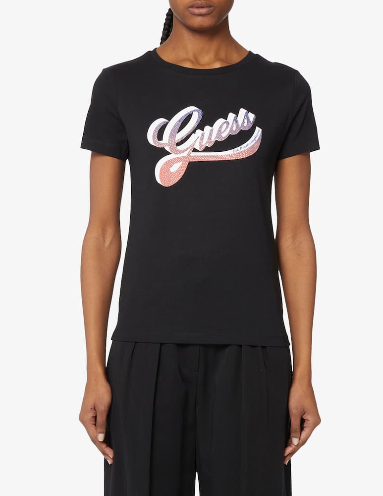 rinascente Guess T-shirt in cotone - Nero