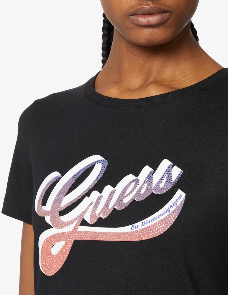 rinascente Guess T-shirt in cotone - Nero