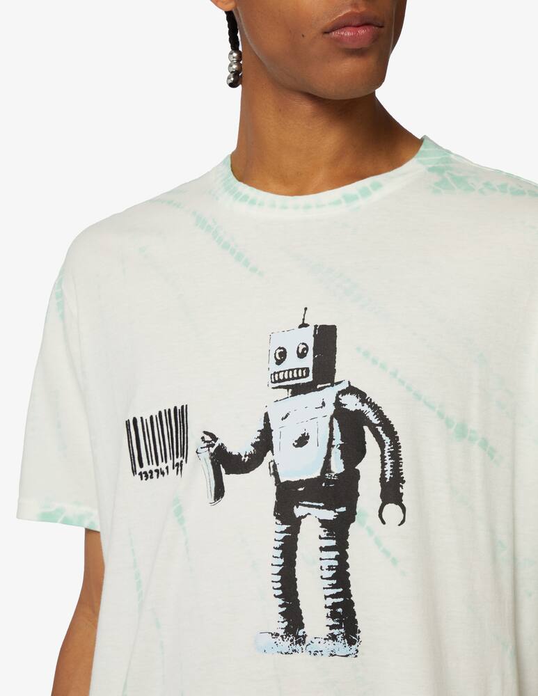 rinascente Guess Robot graffiti t-shirt 