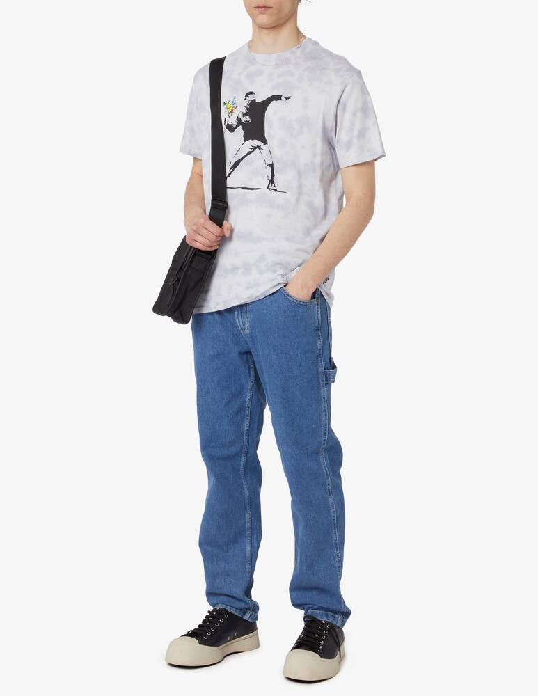 rinascente Guess Flower stencil t-shirt