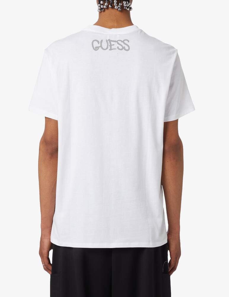 rinascente Guess Maglietta flower stencil 