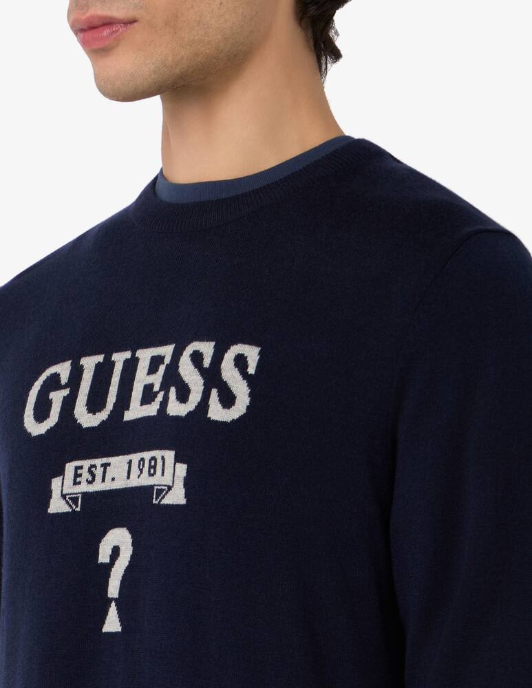 rinascente Guess Maglione con logo basic Hammond