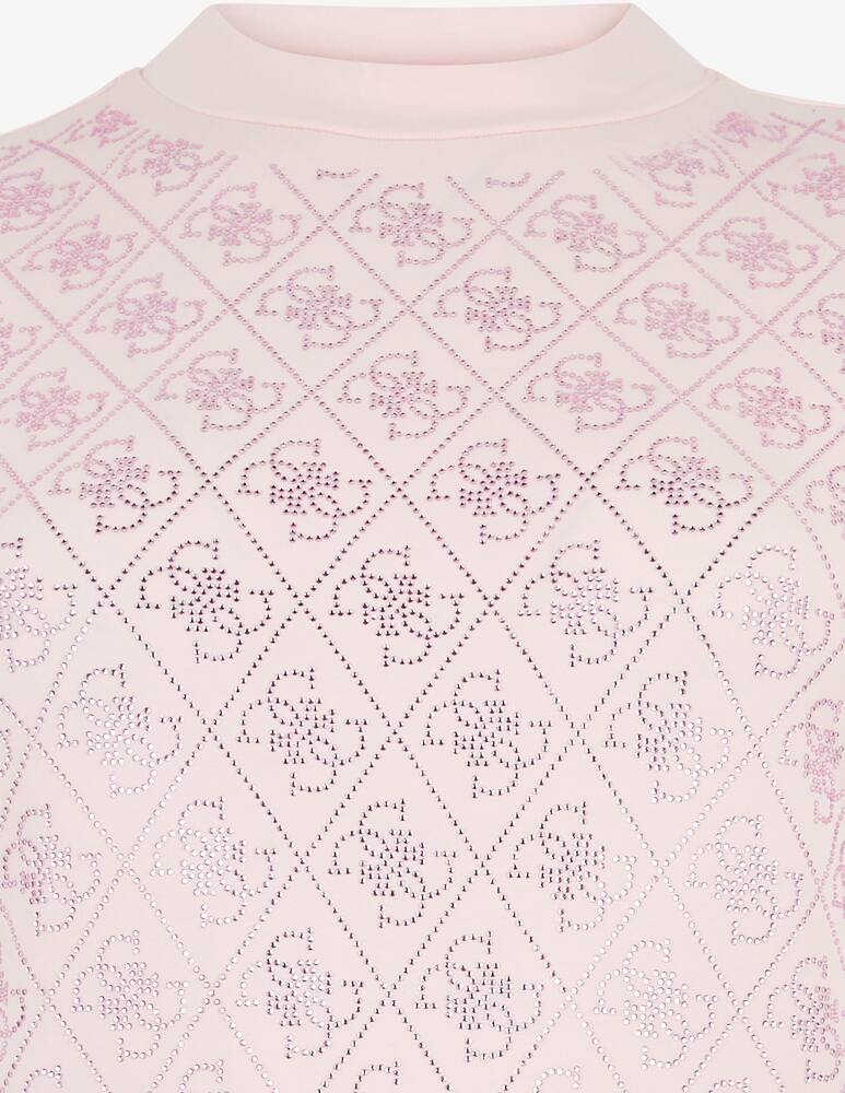 rinascente Guess Mock neck 4G t-shirt