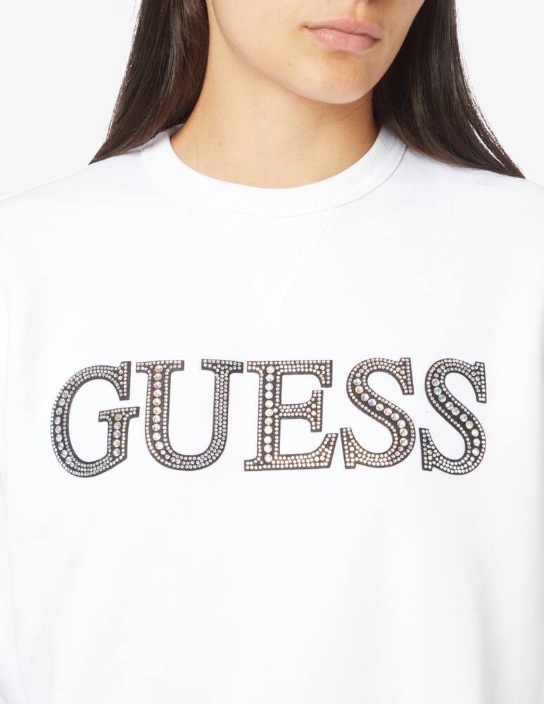 rinascente Guess Felpa in misto cotone - Bianco