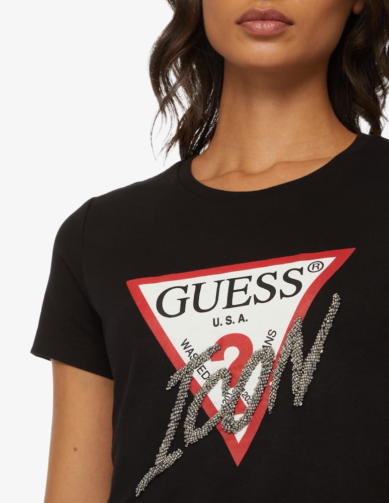rinascente Guess T-shirt in cotone - Nero