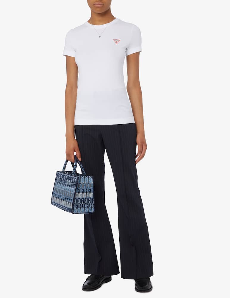 rinascente Guess Triangle logo t-shirt