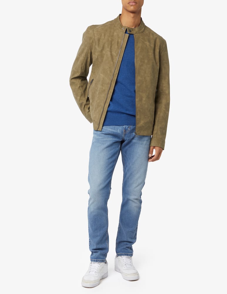 rinascente Guess Suede bomber jacket