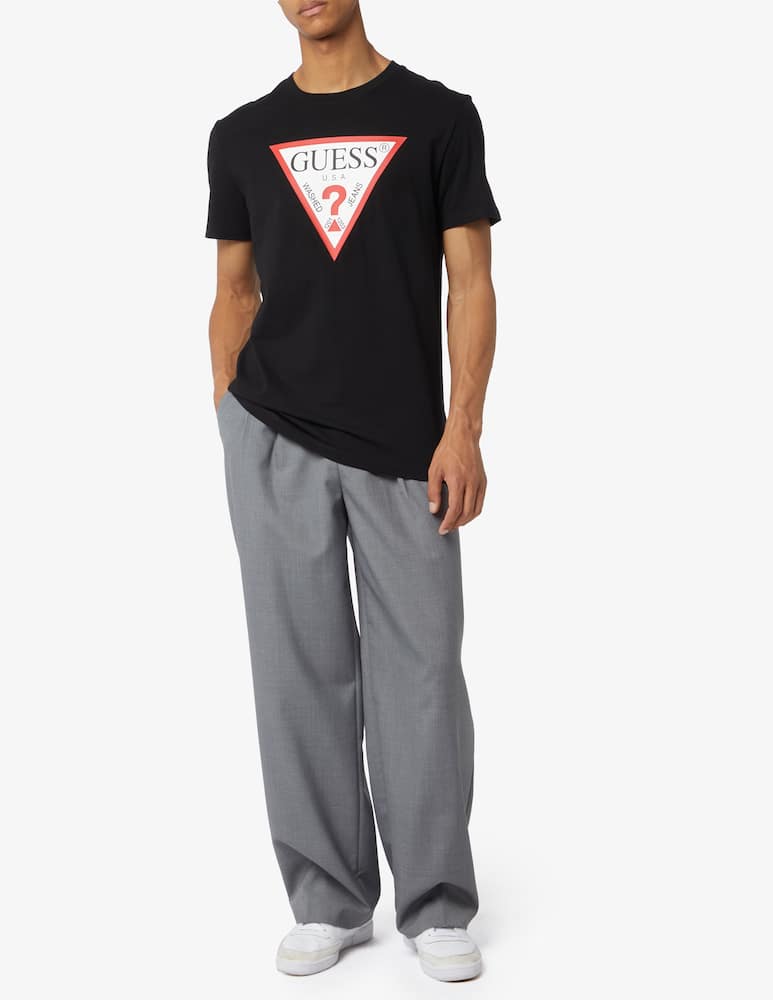 rinascente Guess Maglietta macro logo big triangle