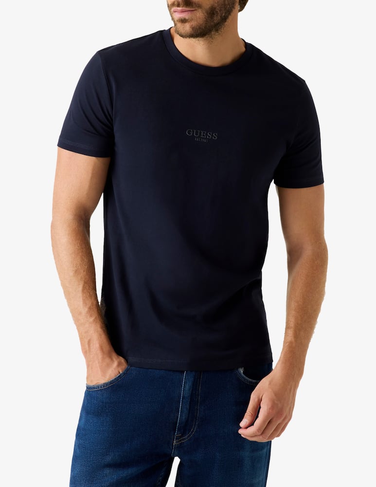 Guess T-shirt girocollo con logo - immagine 1 Guess T-shirt girocollo con logo - immagine 1