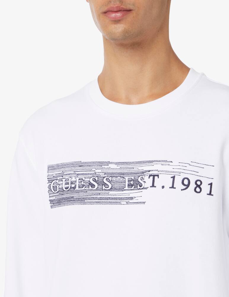 rinascente Guess Maglia girocollo con logo grafiato