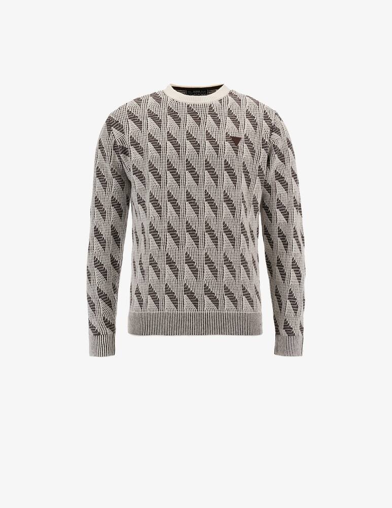 Guess Maglia girocollo diagonal stitch - immagine 1 Guess Maglia girocollo diagonal stitch - immagine 1