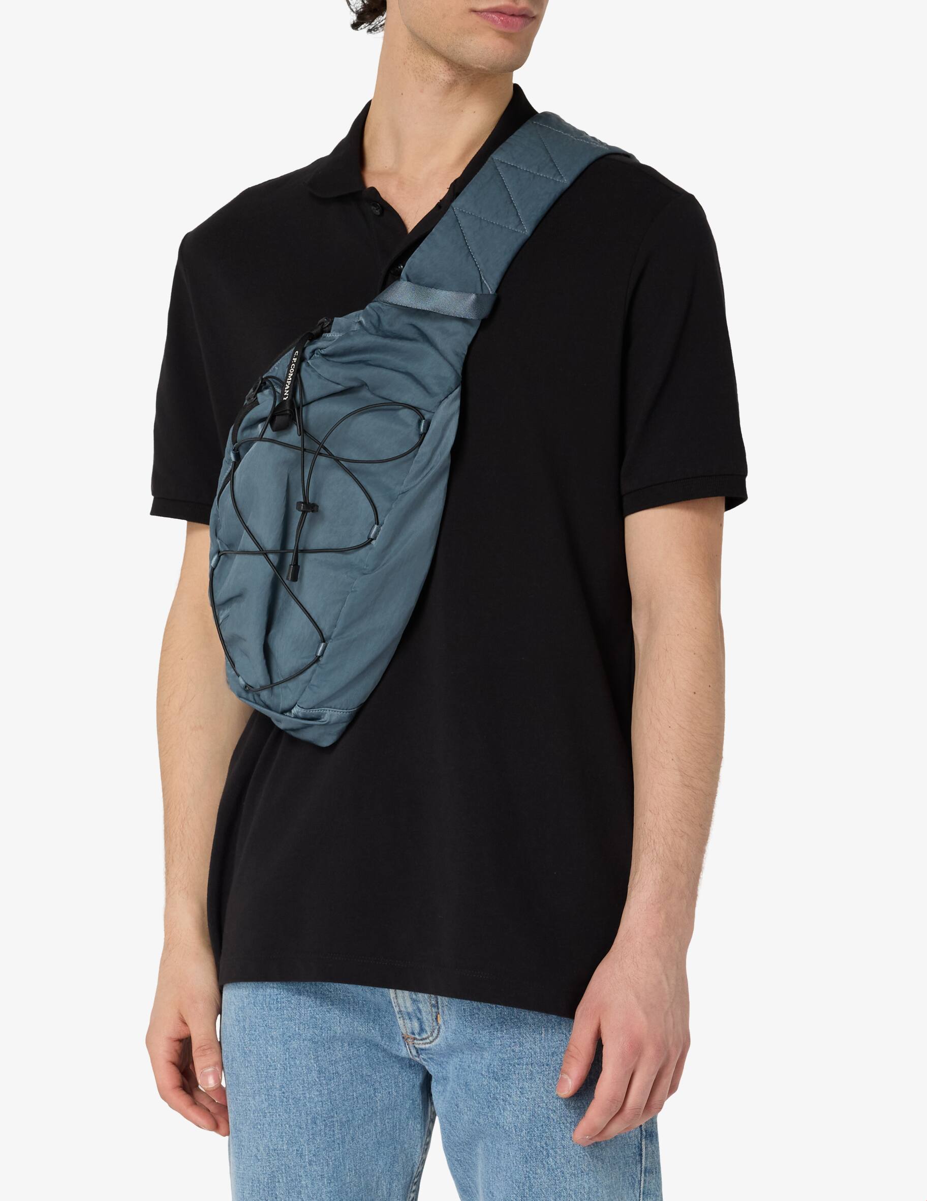 Shop Cp Company Nylon crossbody rucksack on Rinascente
