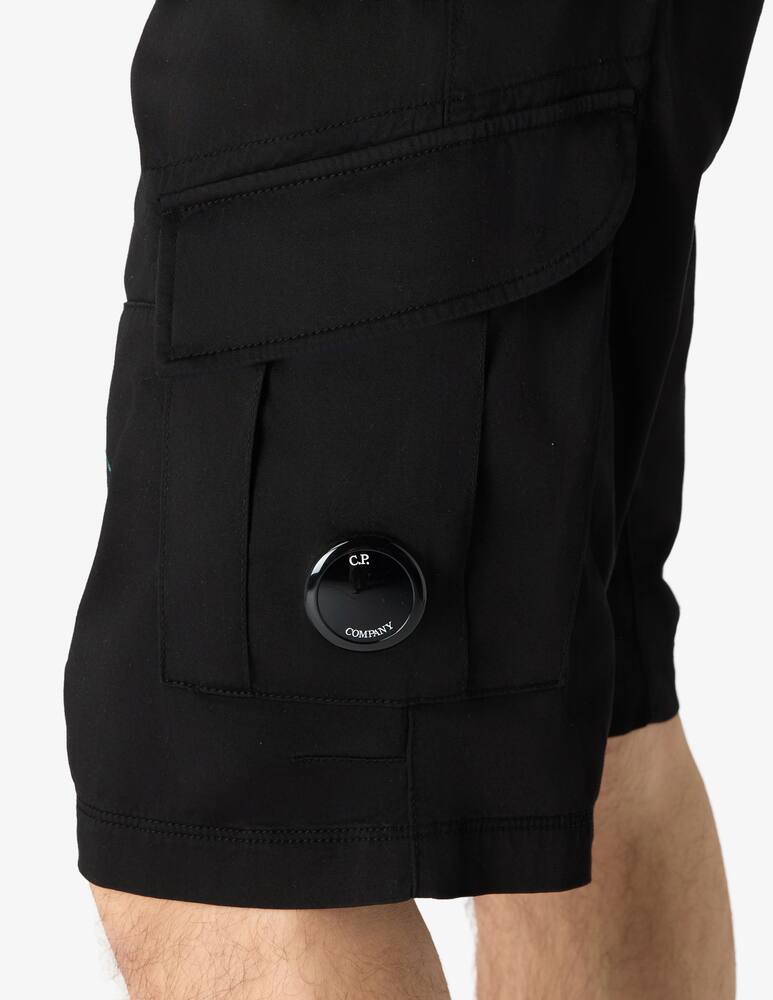 rinascente Cp Company Sateen stretch cargo shorts