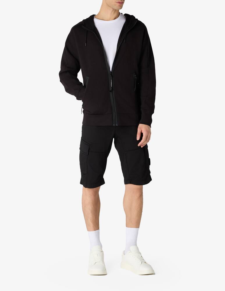 rinascente Cp Company Diagonal fleece hoodie