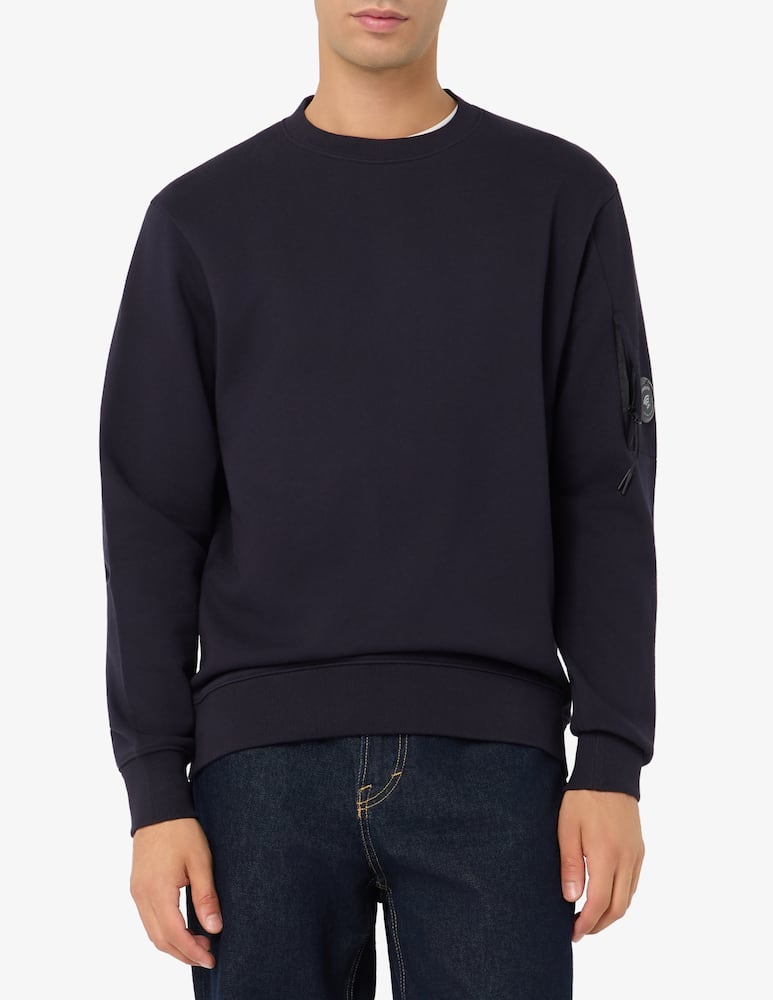 Cp Company Felpa girocollo lens in fleece - immagine 1 Cp Company Felpa girocollo lens in fleece - immagine 1