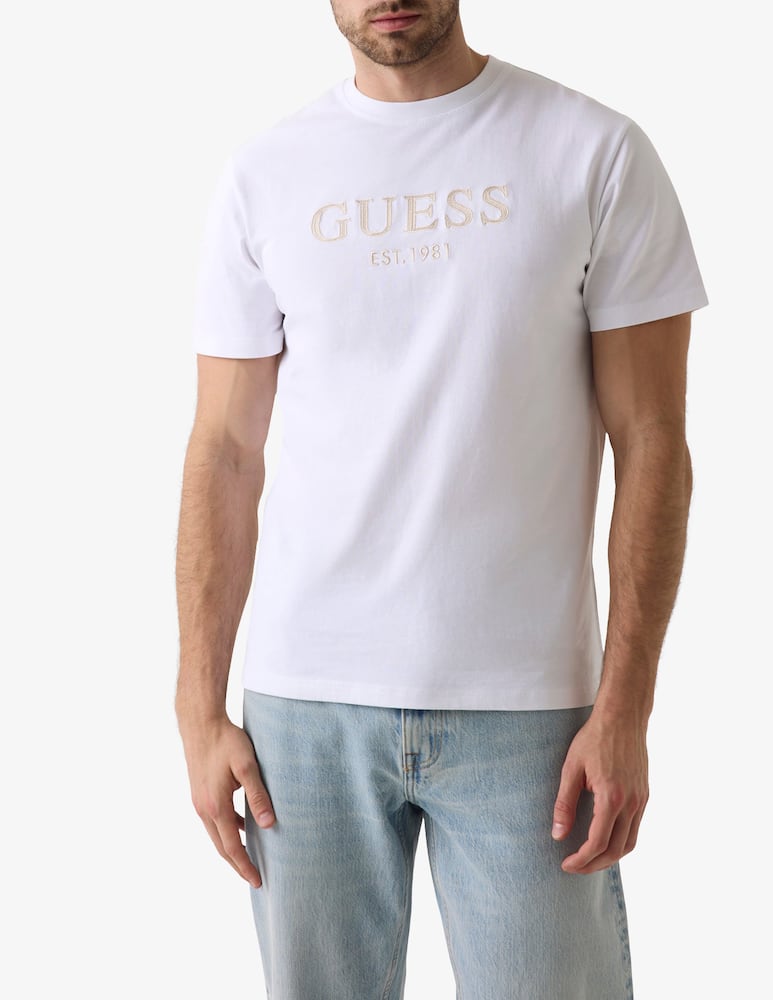 rinascente Guess T-shirt con logo ricamato