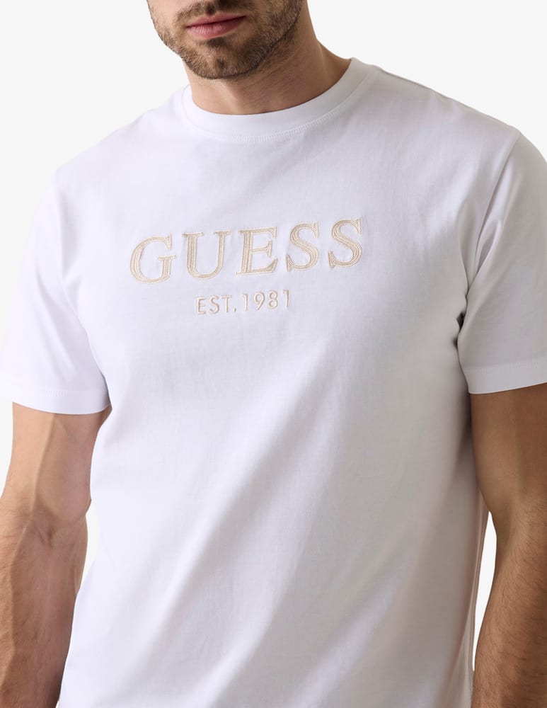 rinascente Guess T-shirt con logo ricamato