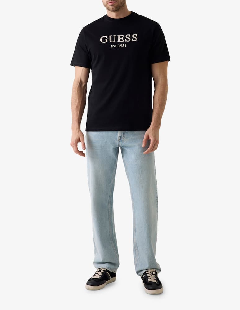 rinascente Guess Logo embroidered t-shirt