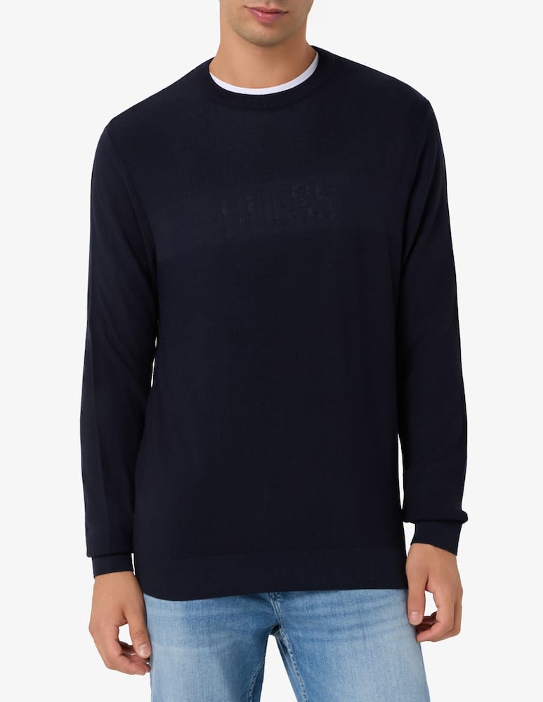 rinascente Guess Maglia girocollo con logo ricamato
